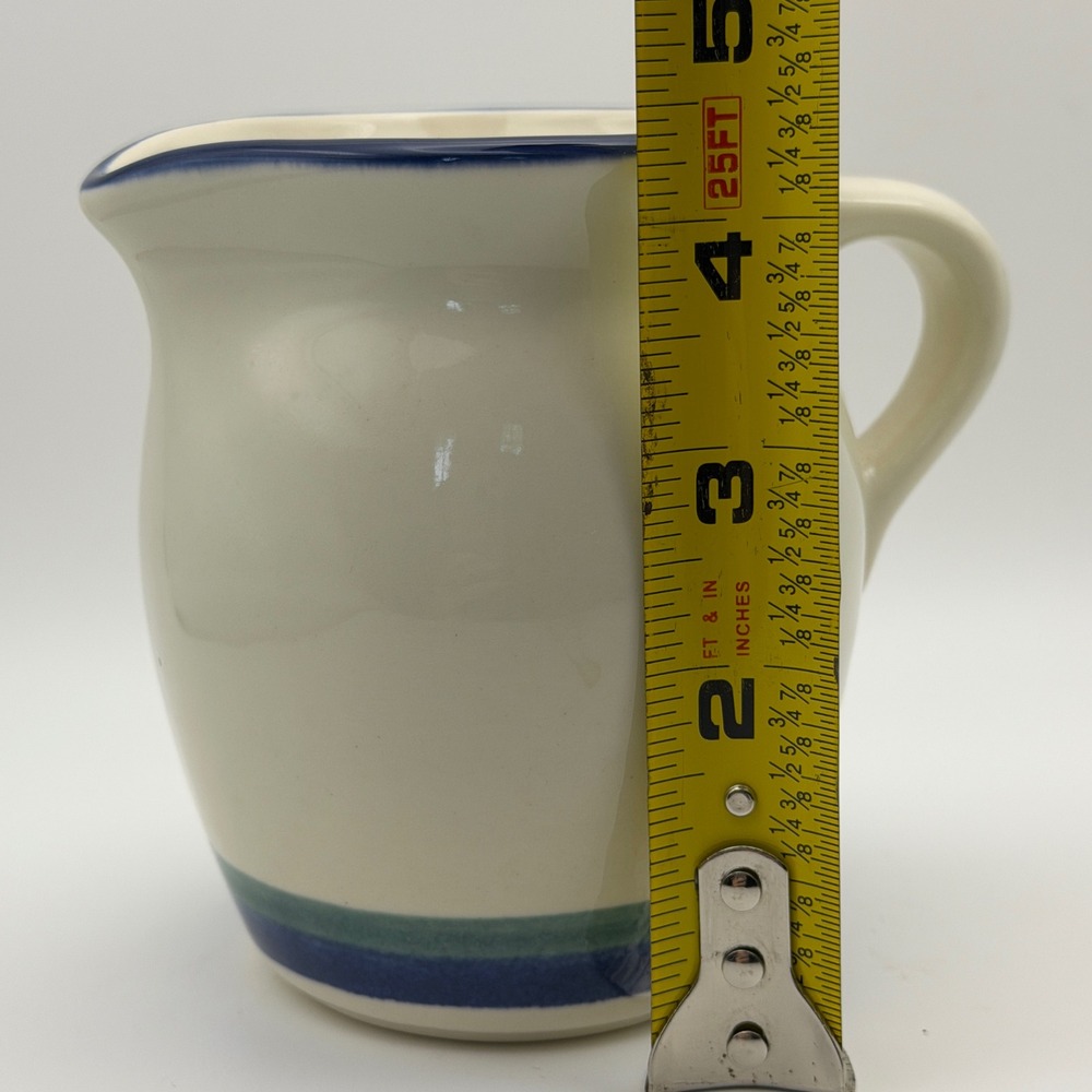 Pfaltzgraff Northwinds Creamer Pitcher Farmhouse Cottage Stoneware USA 4.5" - Picture 7 of 8